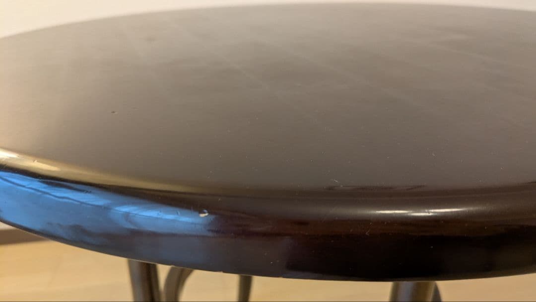 ヴィンテージ　カフェテーブル　ラウンド　チェコ製