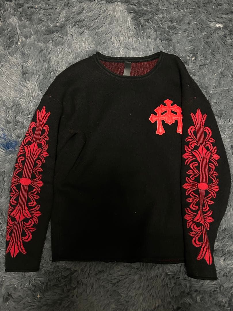 Chrome heartsニット