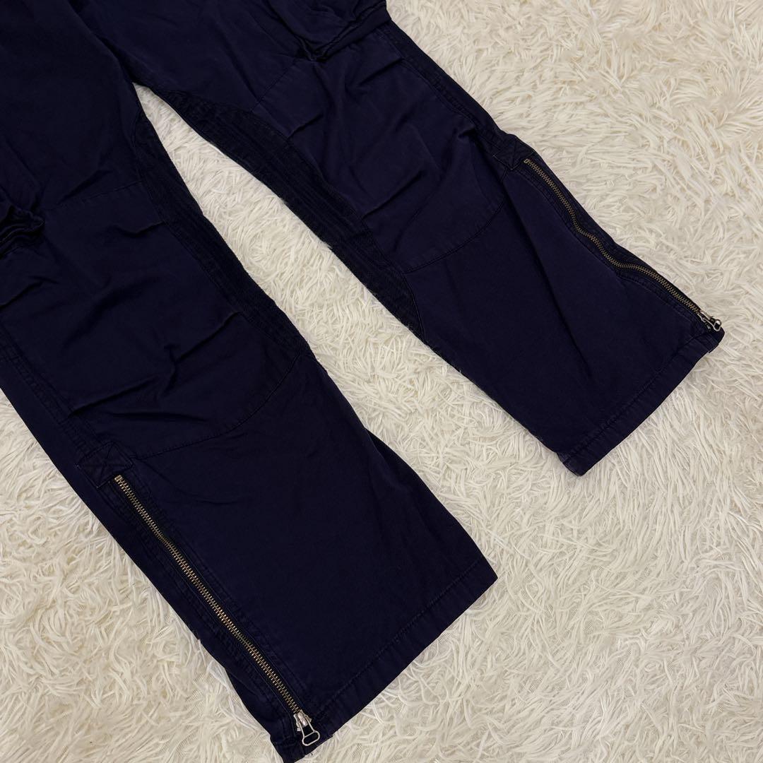 AVIREX アヴィレックス　カーゴパンツ　2XL ネイビー　ギミックパンツ