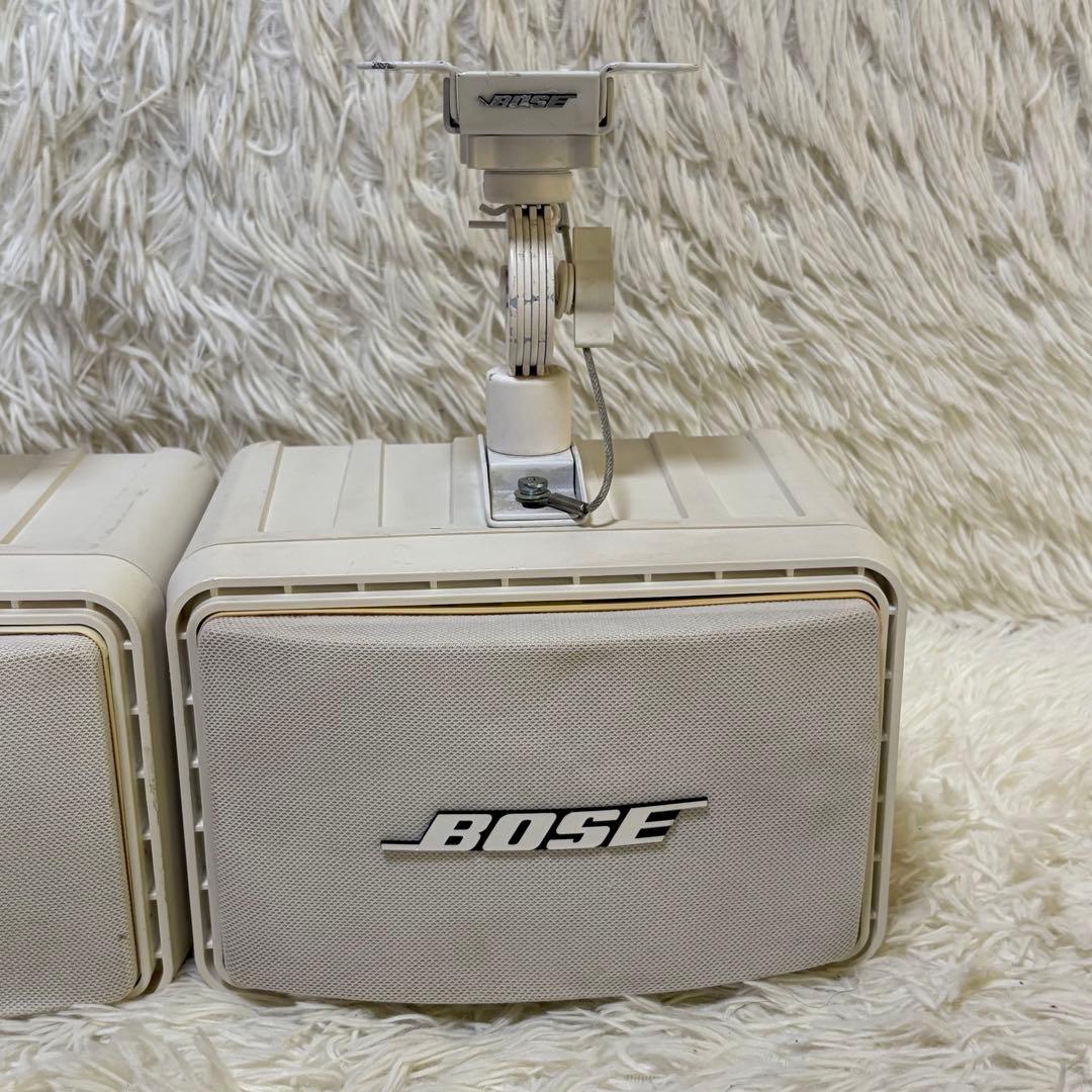 BOSE ボーズ 111ADW ペアスピーカー 白 純正吊り金具付 音出し確認済