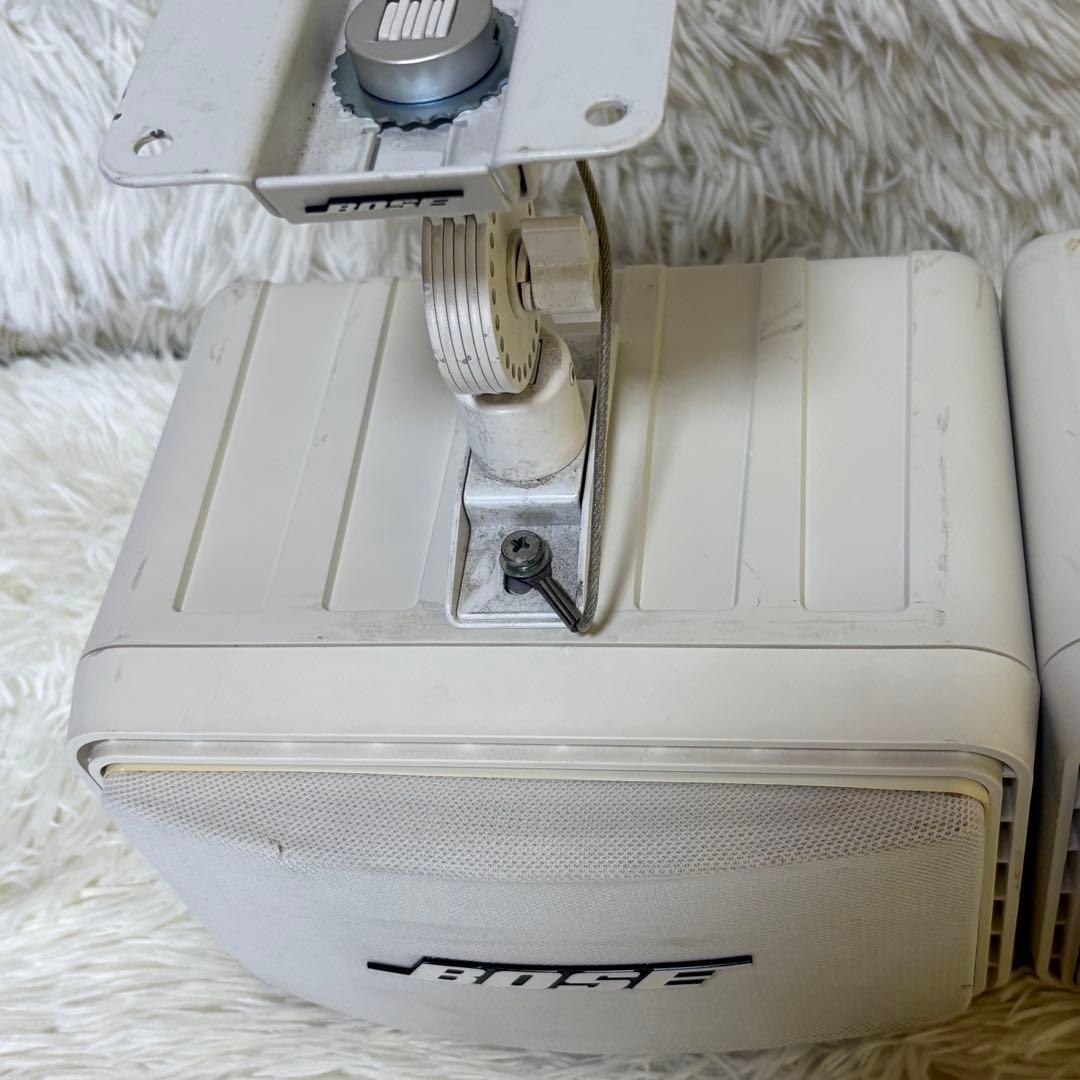 BOSE ボーズ 111ADW ペアスピーカー 白 純正吊り金具付 音出し確認済