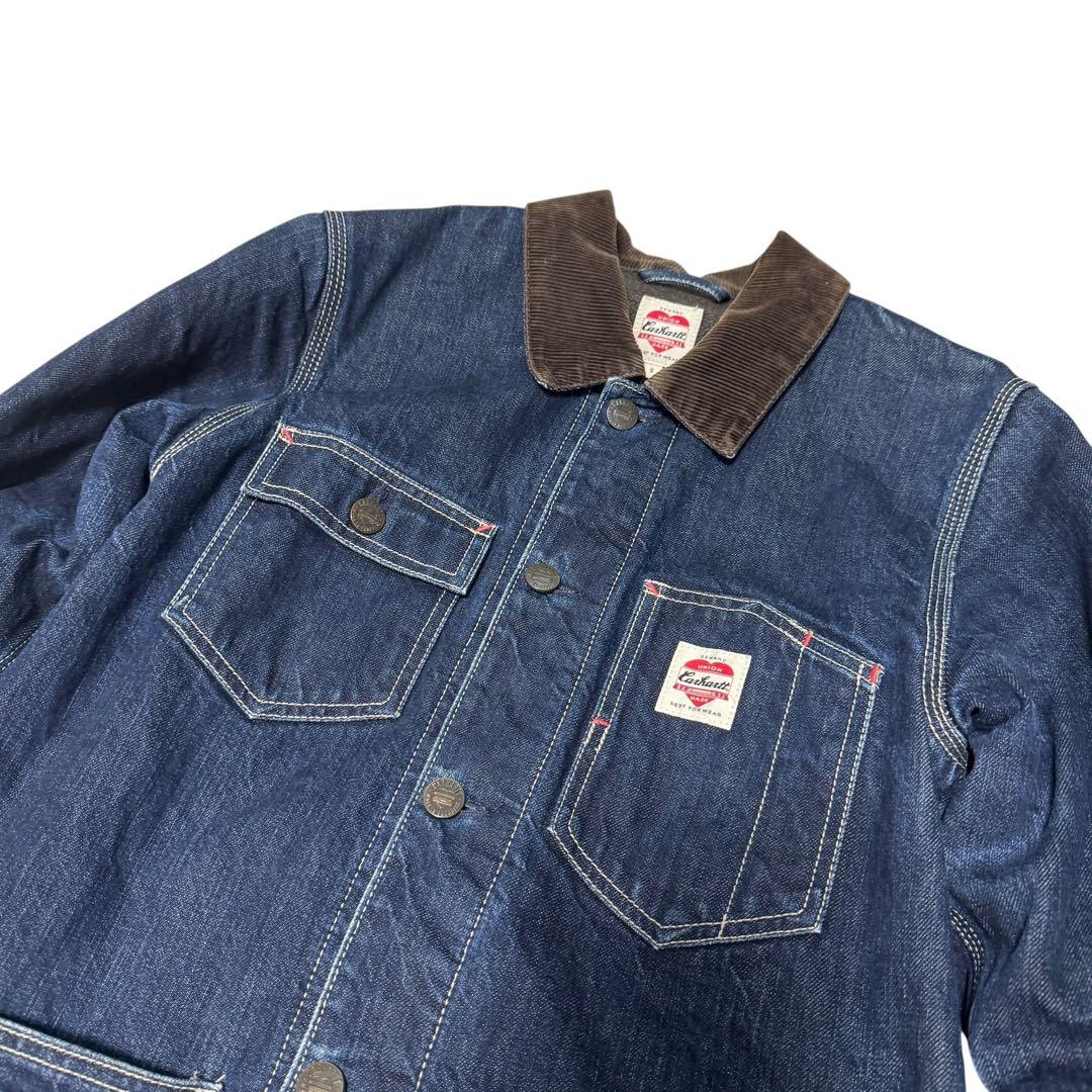 カーハート　チョアコート　コーデュロイ　ハートタグ　カバーオール ブランケット