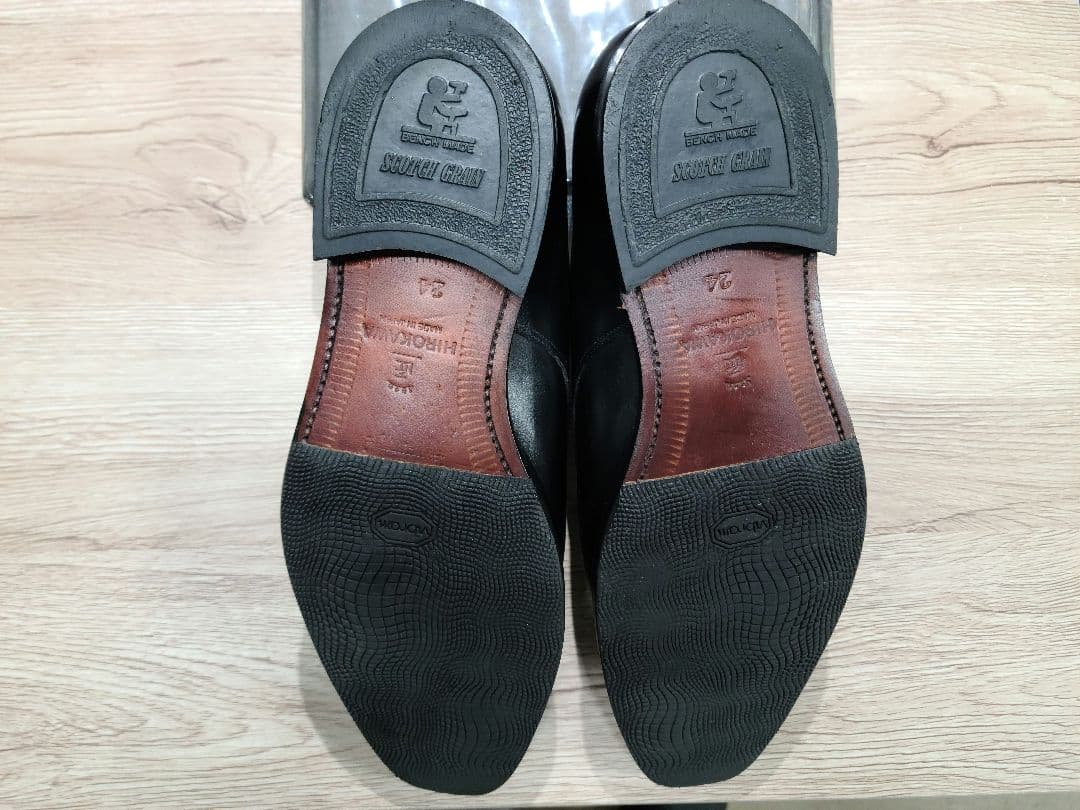 スコッチグレインHG-9100 ダブルモンクビジネスシューズ 24cm