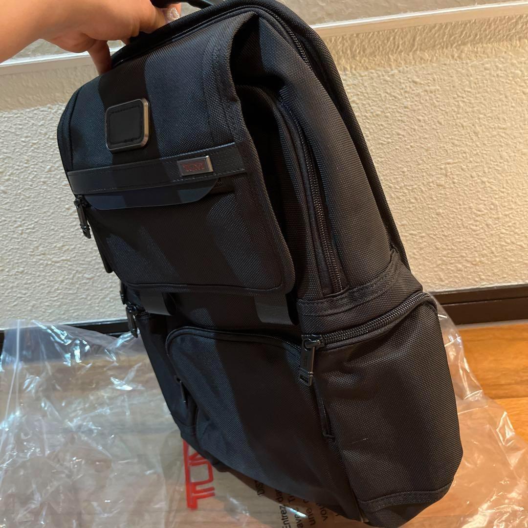 TUMI ALPHA3 Reflectivフラップパックブラック