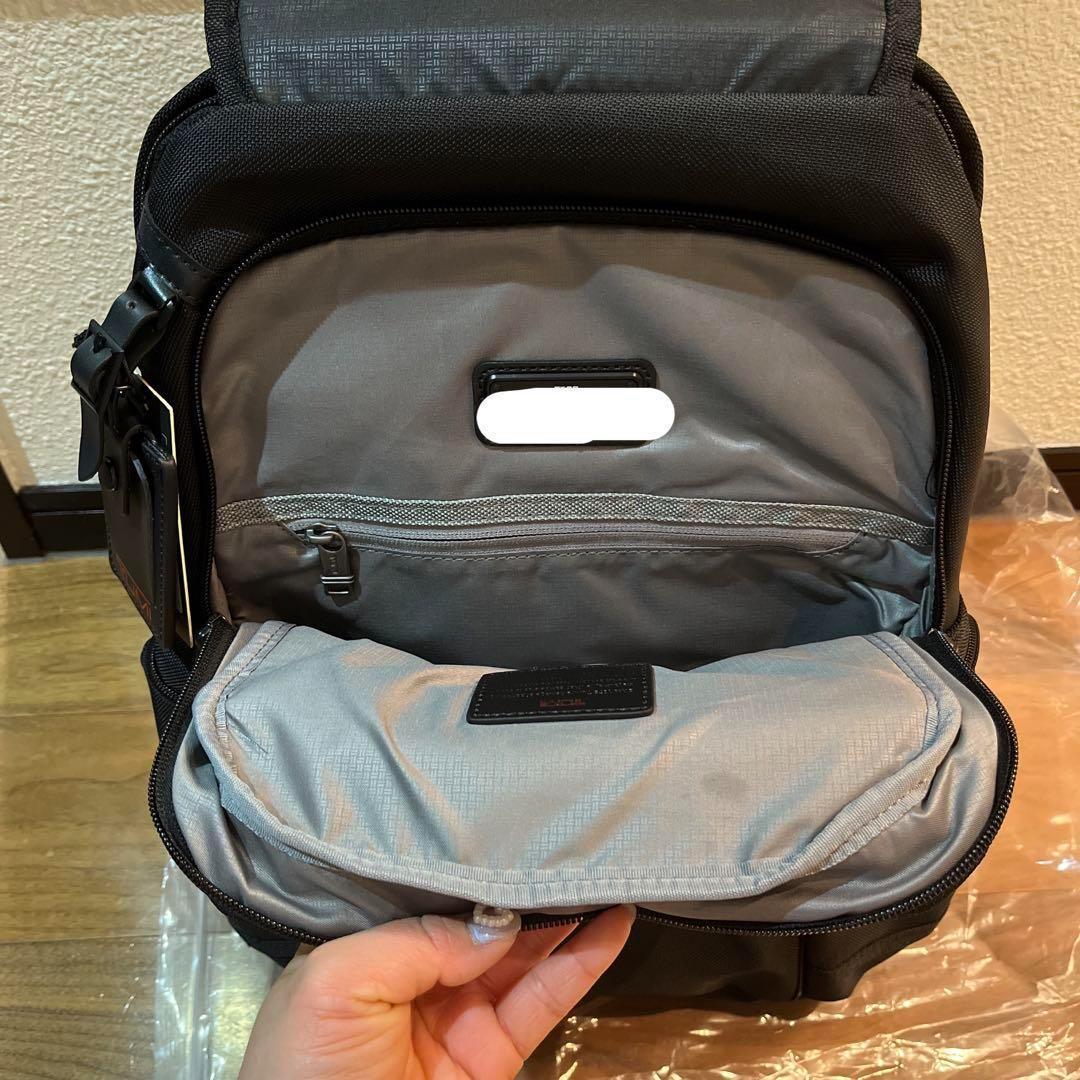 TUMI ALPHA3 Reflectivフラップパックブラック