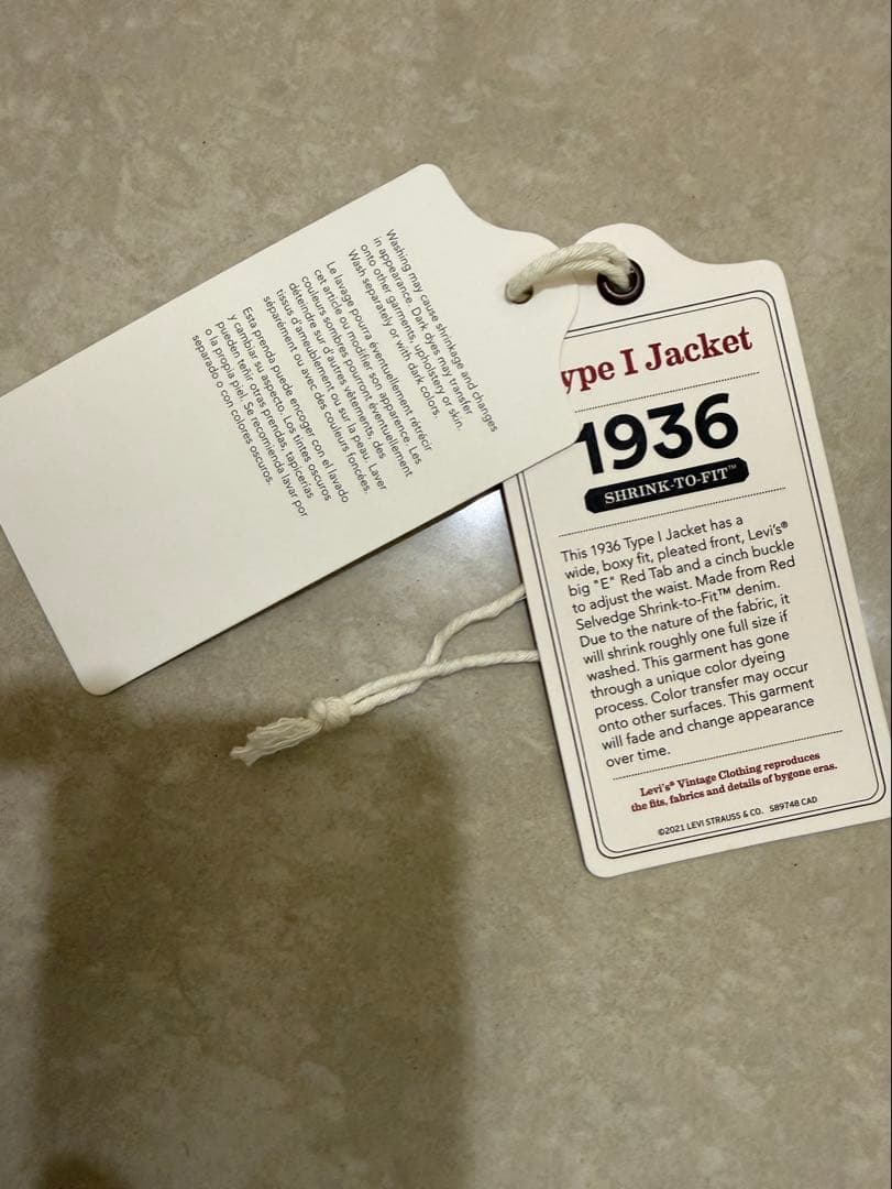 Levi's 506XX デニムジャケット Type 1 サイズ42