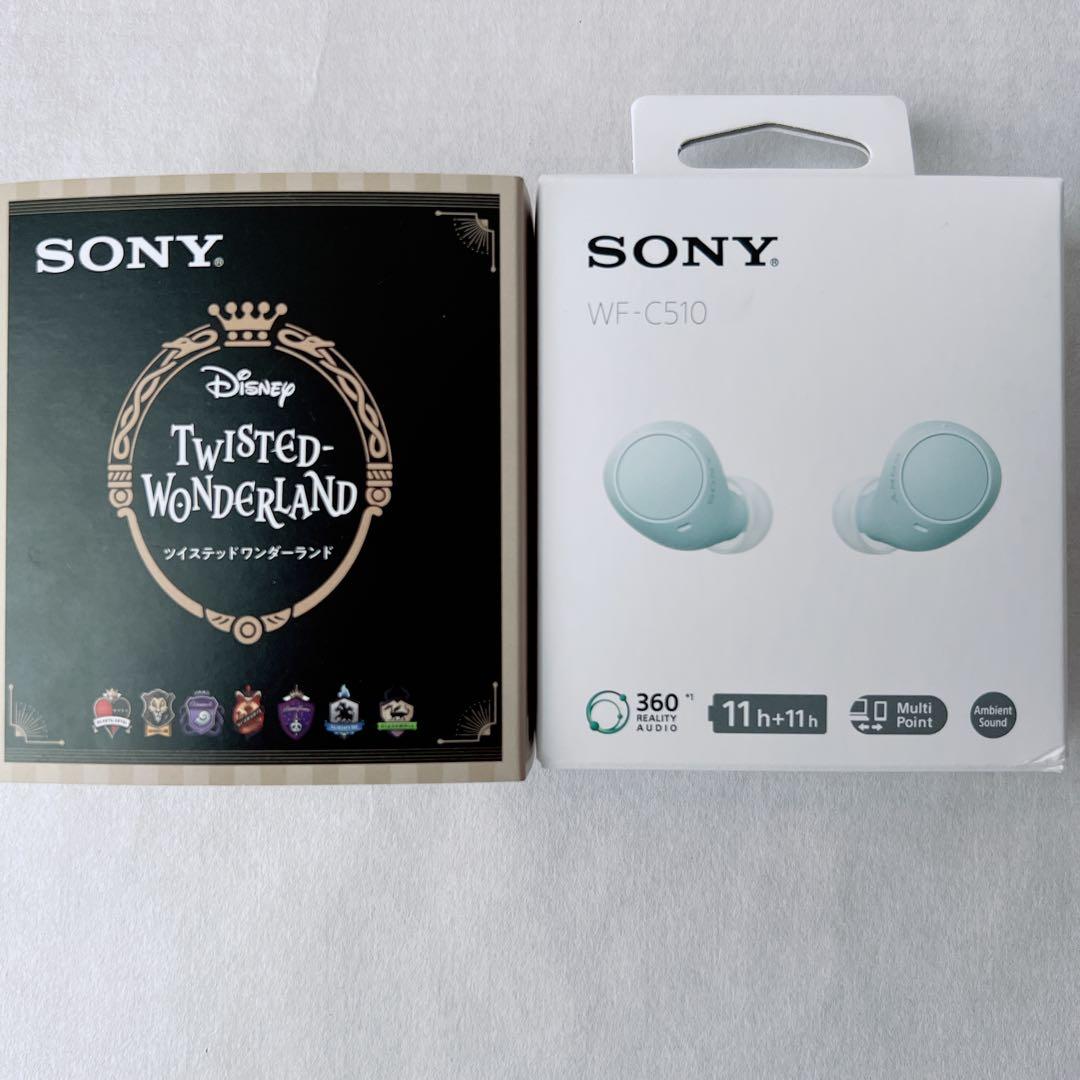 極美品✨ソニー　イヤホン　WF-C510 ツイステッドワンダーランド　ブルー