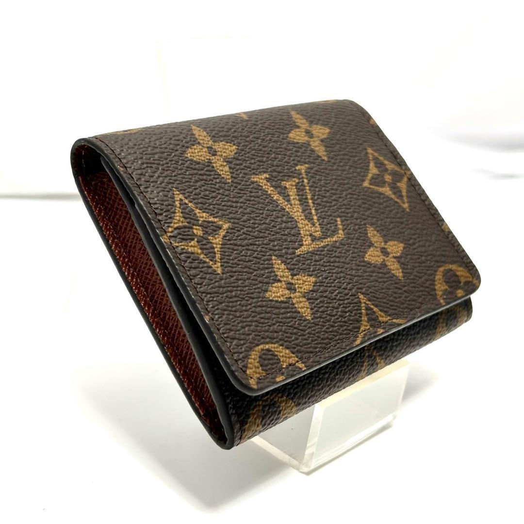極美品 ルイヴィトン カードケース モノグラム 名刺入れ M63801