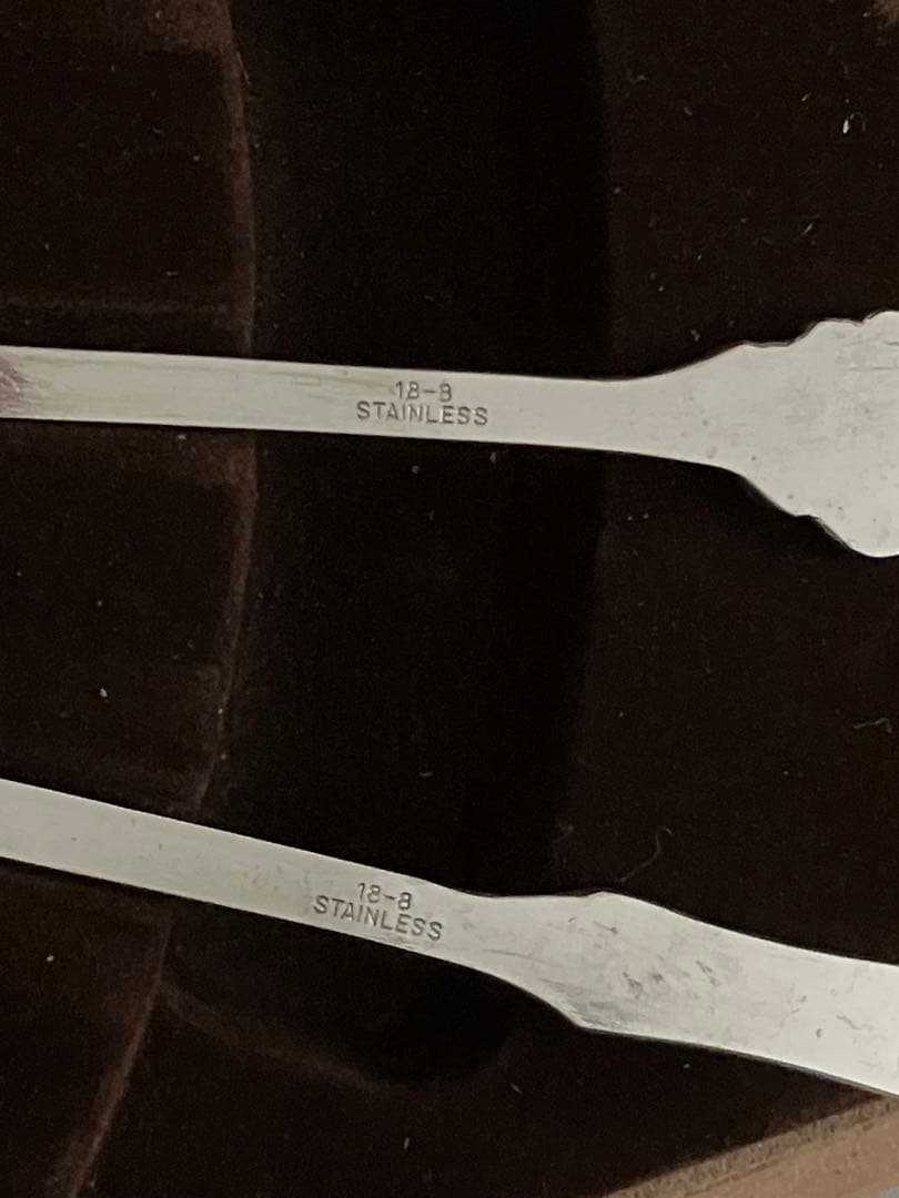 徳力の銀製スプーンセット 6本 とバターナイフ、シュガースプーン、菓子ようじ