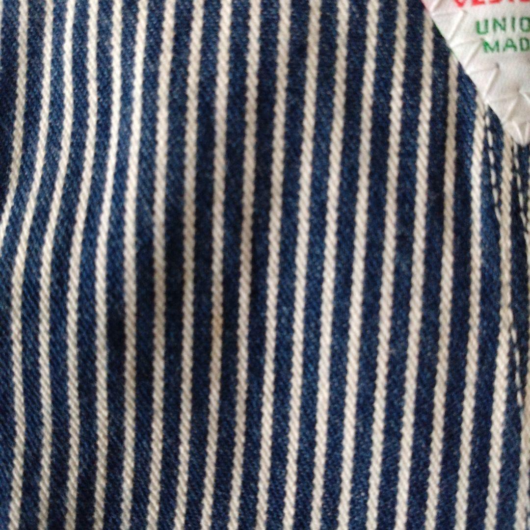 90's OSHKOSH オーバーオール USA製 ヒッコリーストライプ