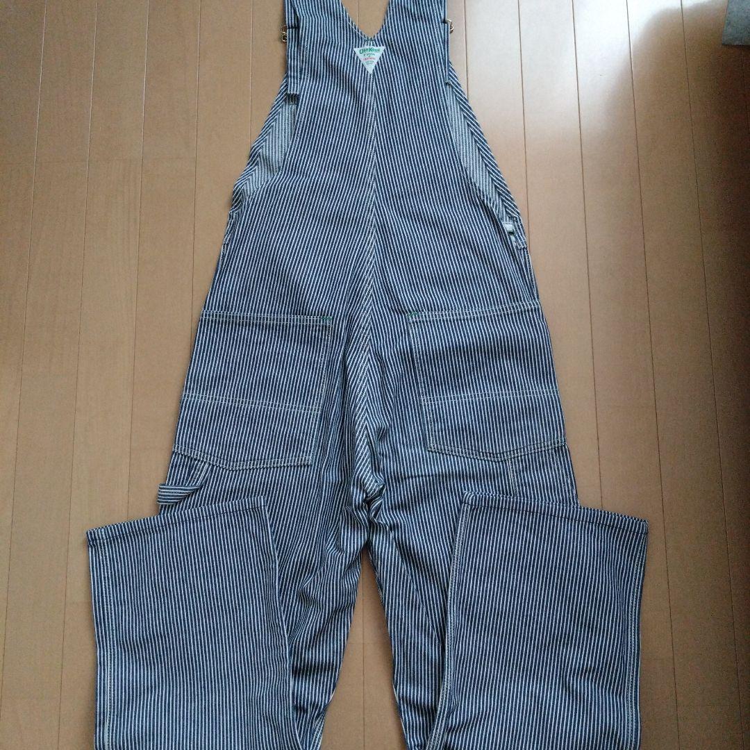 90's OSHKOSH オーバーオール USA製 ヒッコリーストライプ