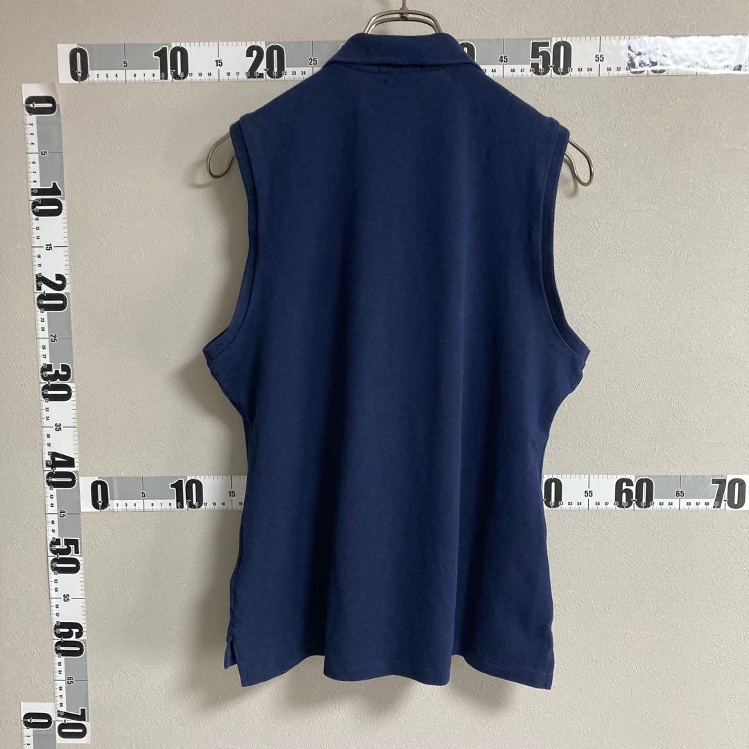 ポロラルフローレン RALPH LAUREN ポロシャツ ５つボタン 紺色 XL