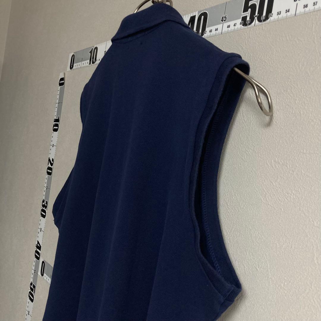 ポロラルフローレン RALPH LAUREN ポロシャツ ５つボタン 紺色 XL
