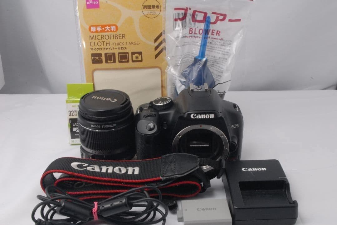 Canon Kiss X2★手ぶれ補正レンズ付★入門機★一眼レフカメラおまけ付き