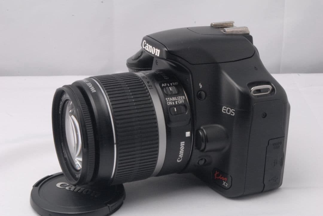 Canon Kiss X2★手ぶれ補正レンズ付★入門機★一眼レフカメラおまけ付き