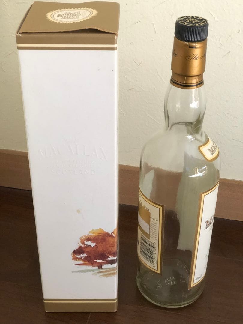 ザ・マッカラン12年 オールドボトル40度700ml空ビン化粧箱