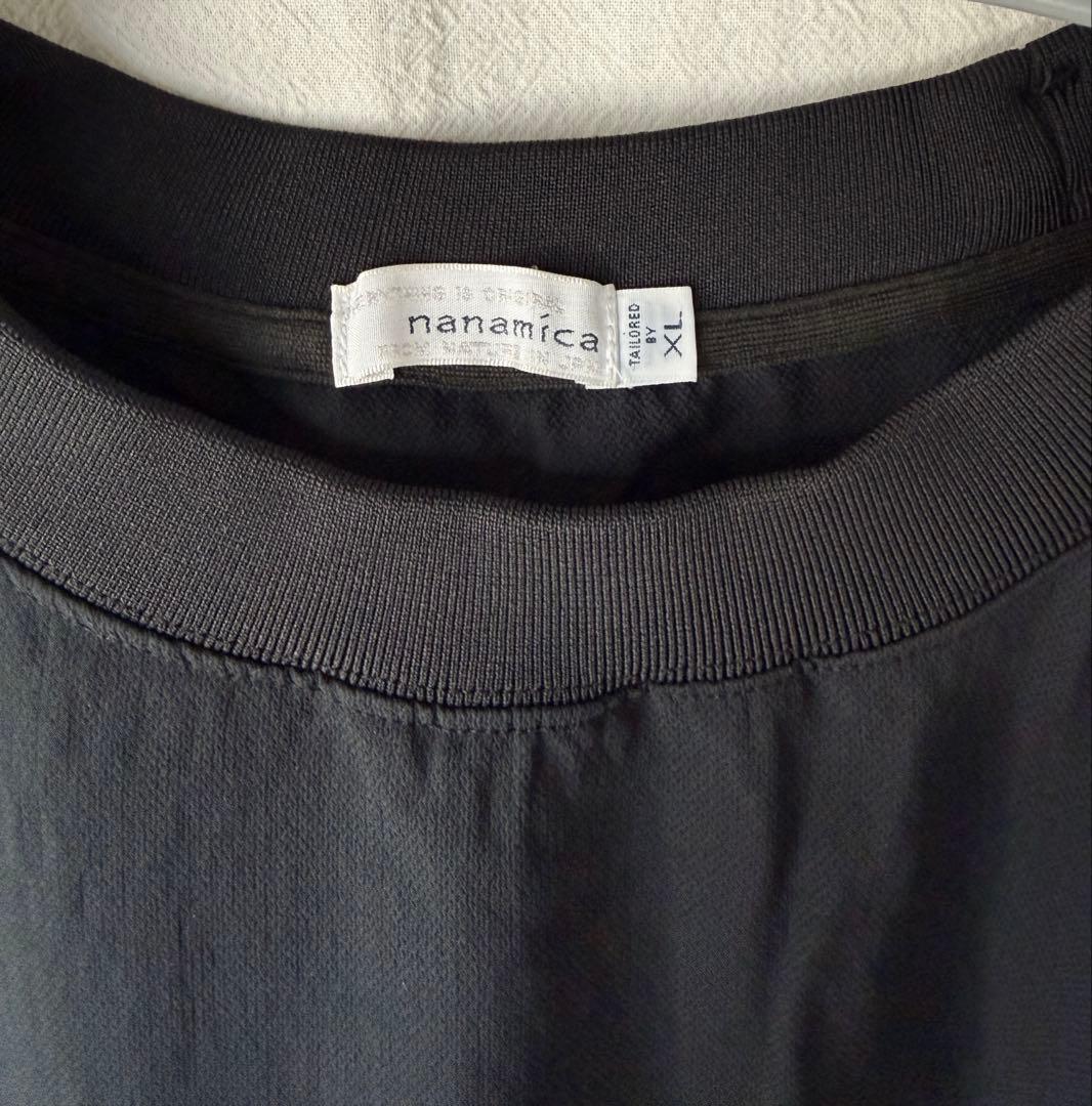 nanamica ALPHADRY Crew Neck Sweat ブラックXL