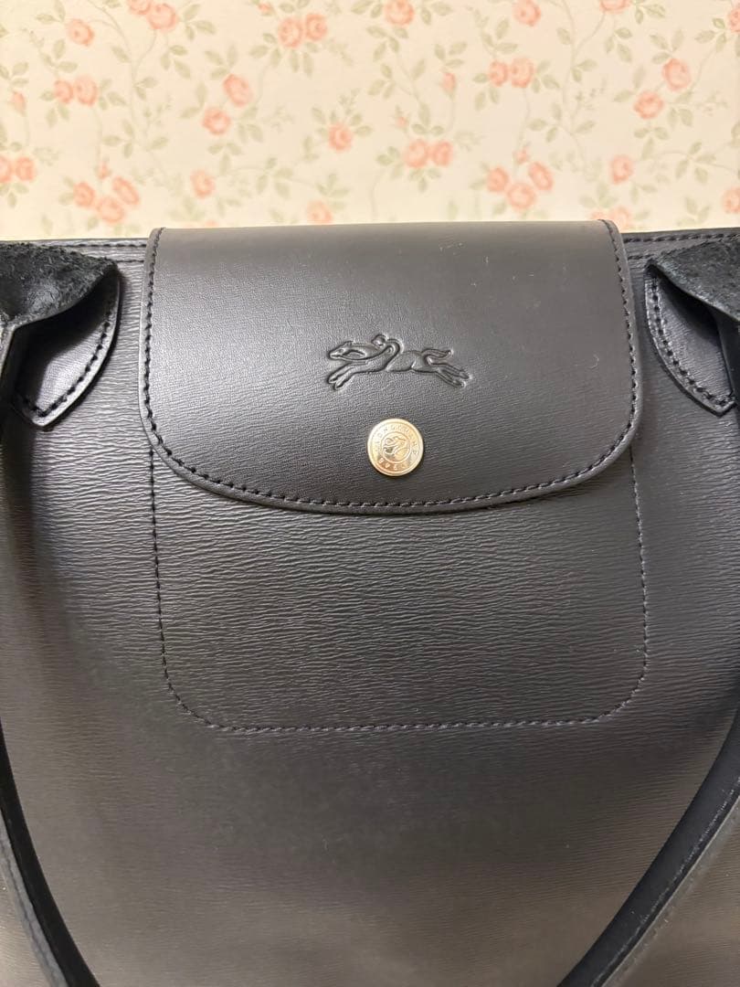 ロンシャン　 ル・プリアージュ シティ M トートバッグ（ブラック）