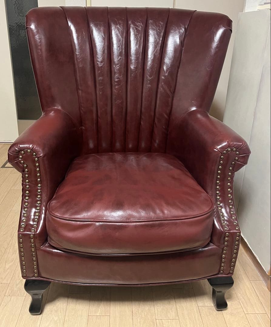 ヴィンセントソファー レッドブラウン