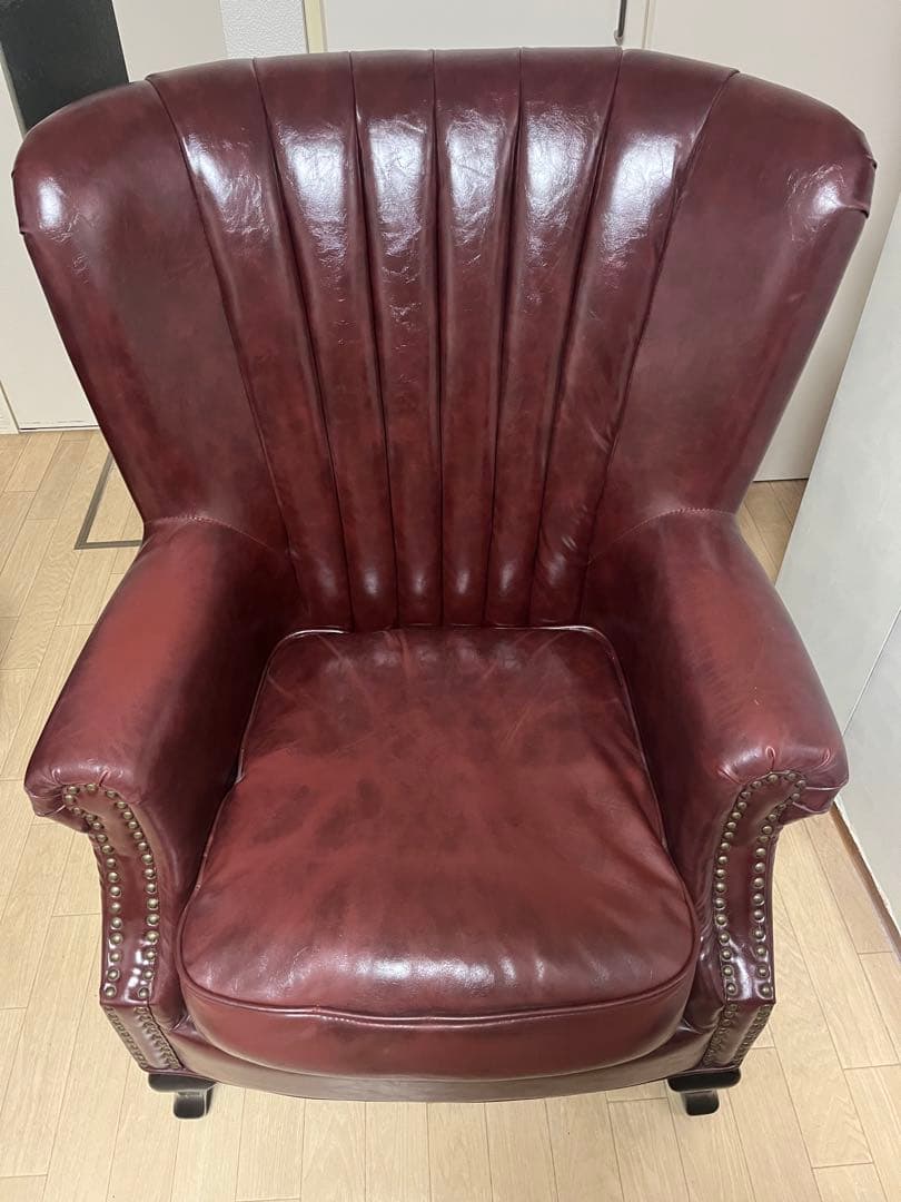 ヴィンセントソファー レッドブラウン