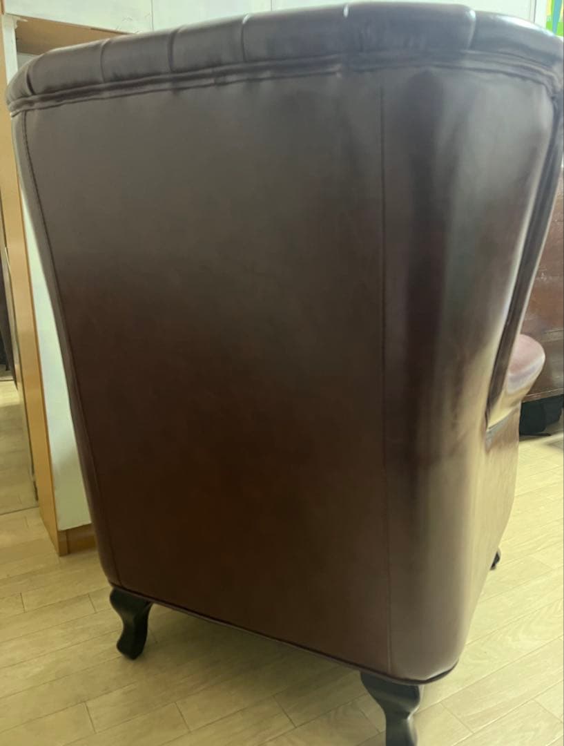 ヴィンセントソファー レッドブラウン