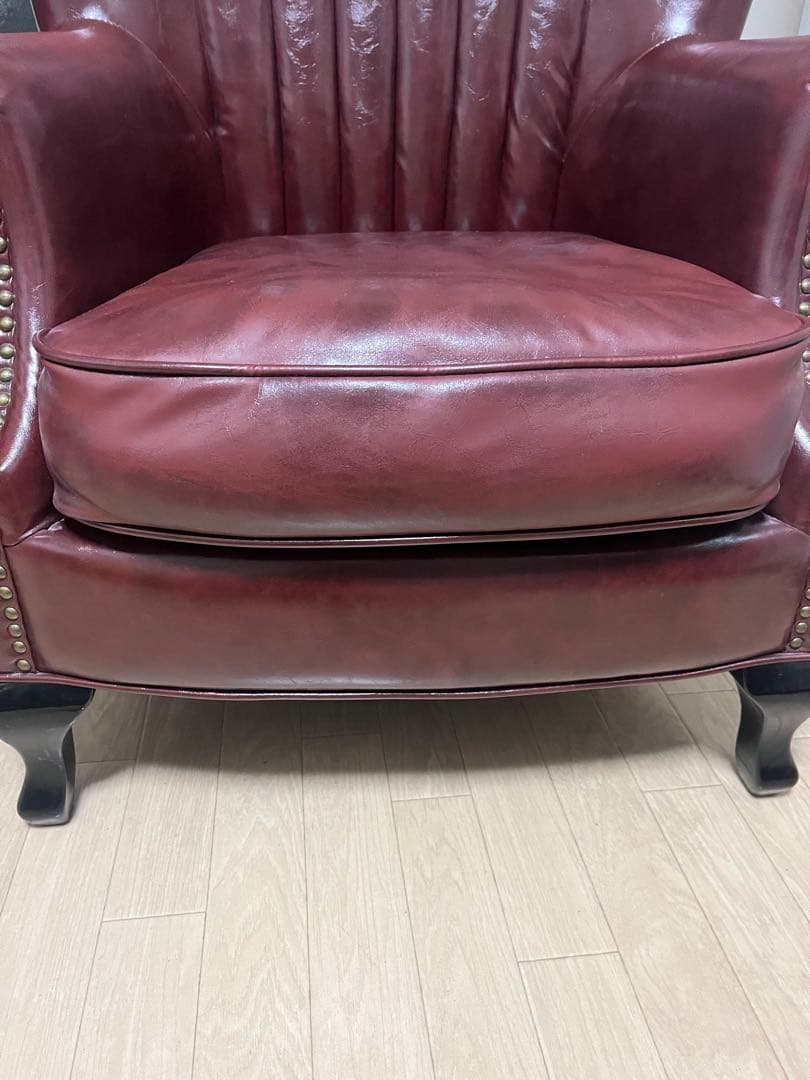 ヴィンセントソファー レッドブラウン