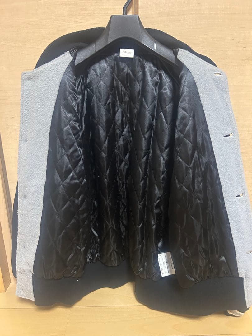 80s アディダス　スタジャン　ナイロンフリースジャケット adidas 希少