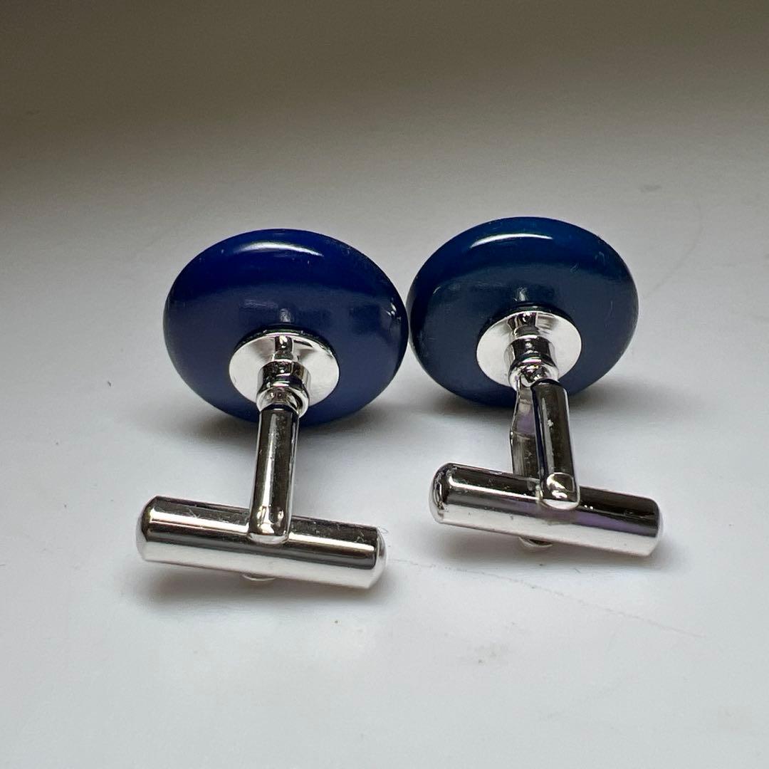 人間国宝　吉田文之　極上正倉院文様カフス一対　共箱　9g 東Y7-0819⭐︎2F