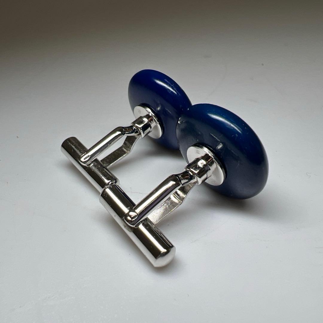 人間国宝　吉田文之　極上正倉院文様カフス一対　共箱　9g 東Y7-0819⭐︎2F