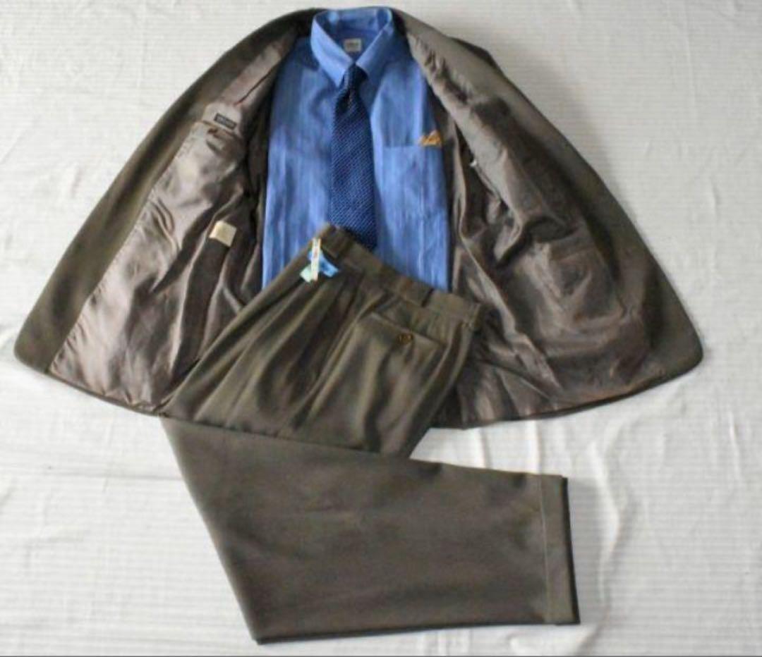 夏季セール【ジョルジオアルマーニ】90sお洒落　シルク絹　イタリア製　Vシネマ