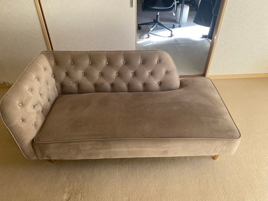 LOWYA(ロウヤ)ソファ　グレー