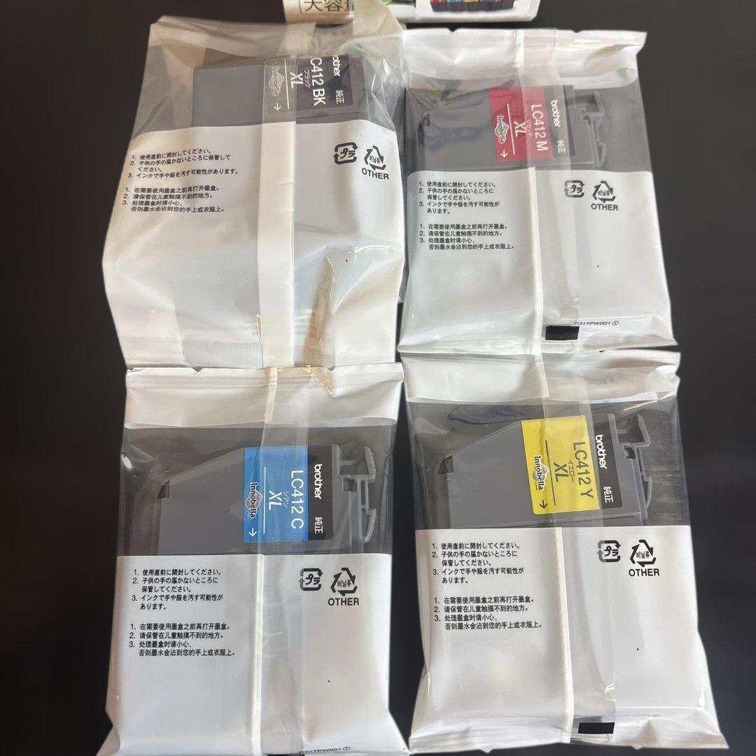 brother 純正インク LC412XL 4色セット 未使用