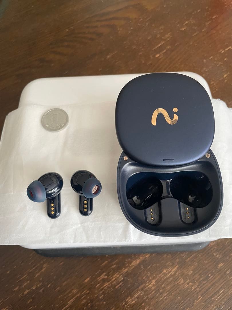 iFLYBUDS PRO ワイヤレスイヤフォン 充電ケース付き ネイビー