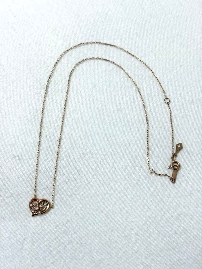４℃ K10ピンクゴールド クリスマス限定ネックレス