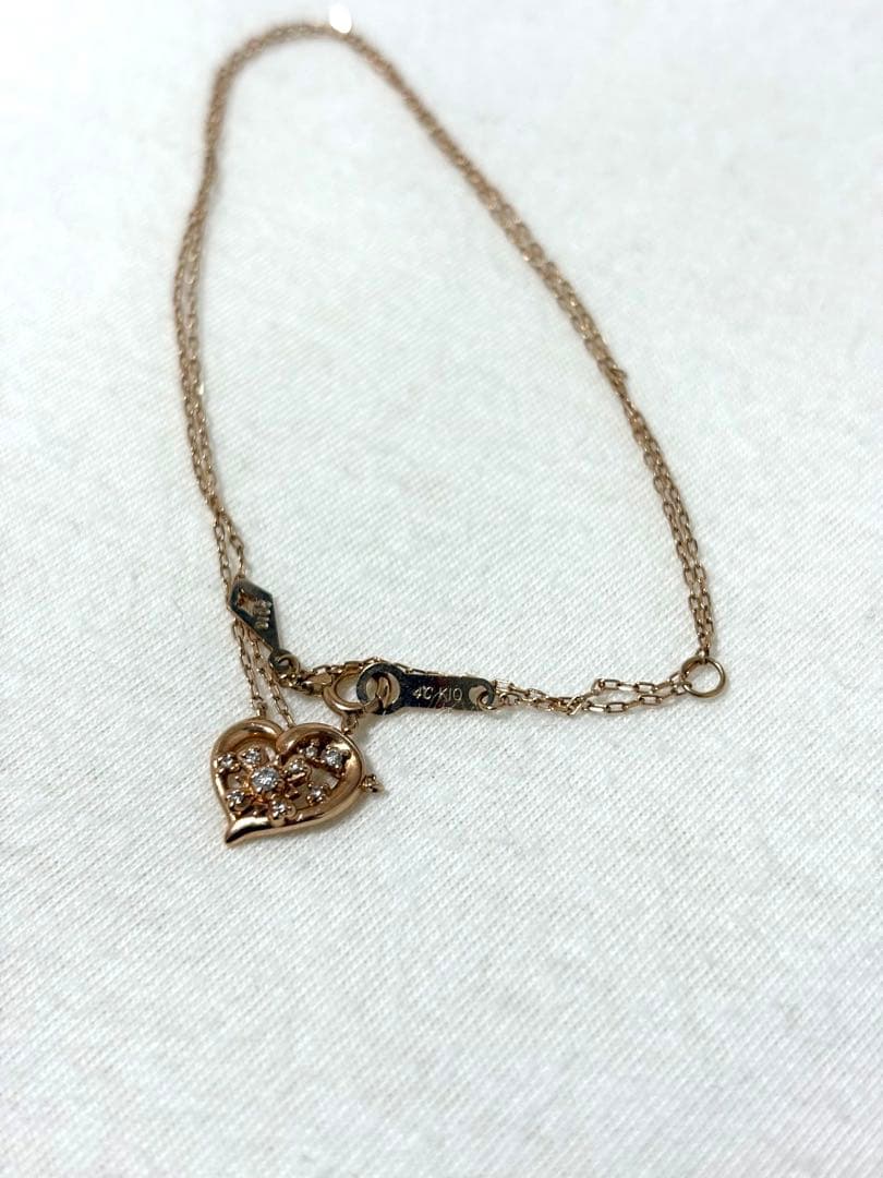 ４℃ K10ピンクゴールド クリスマス限定ネックレス