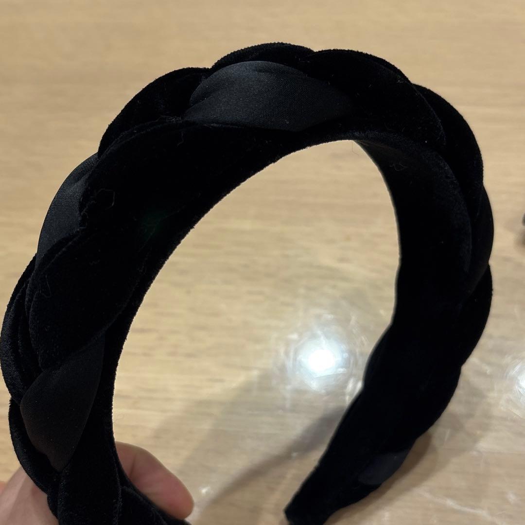 アレクサンドル ドゥ パリ カチューシャ ベロア