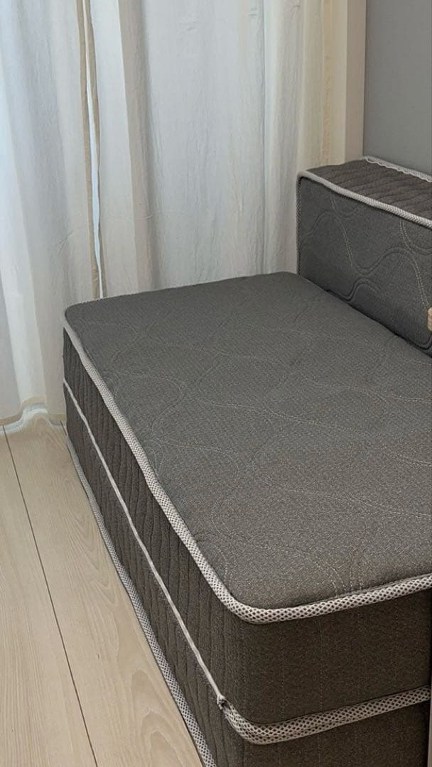 ベットマットレス 折りたたみ ダブル　切り離し可能