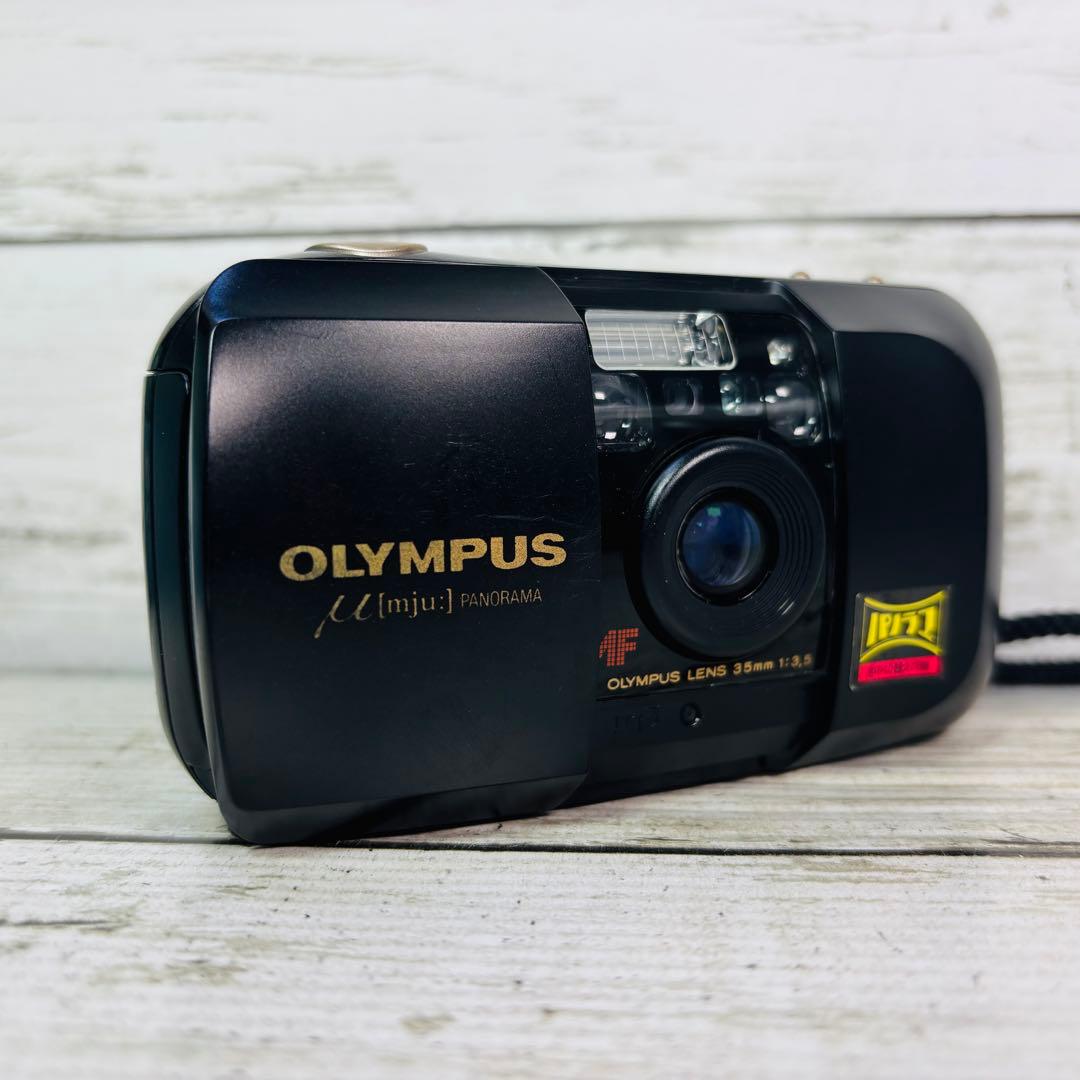 【動作良好】OLYMPUS フィルムカメラ μ [mju] PANORAMA
