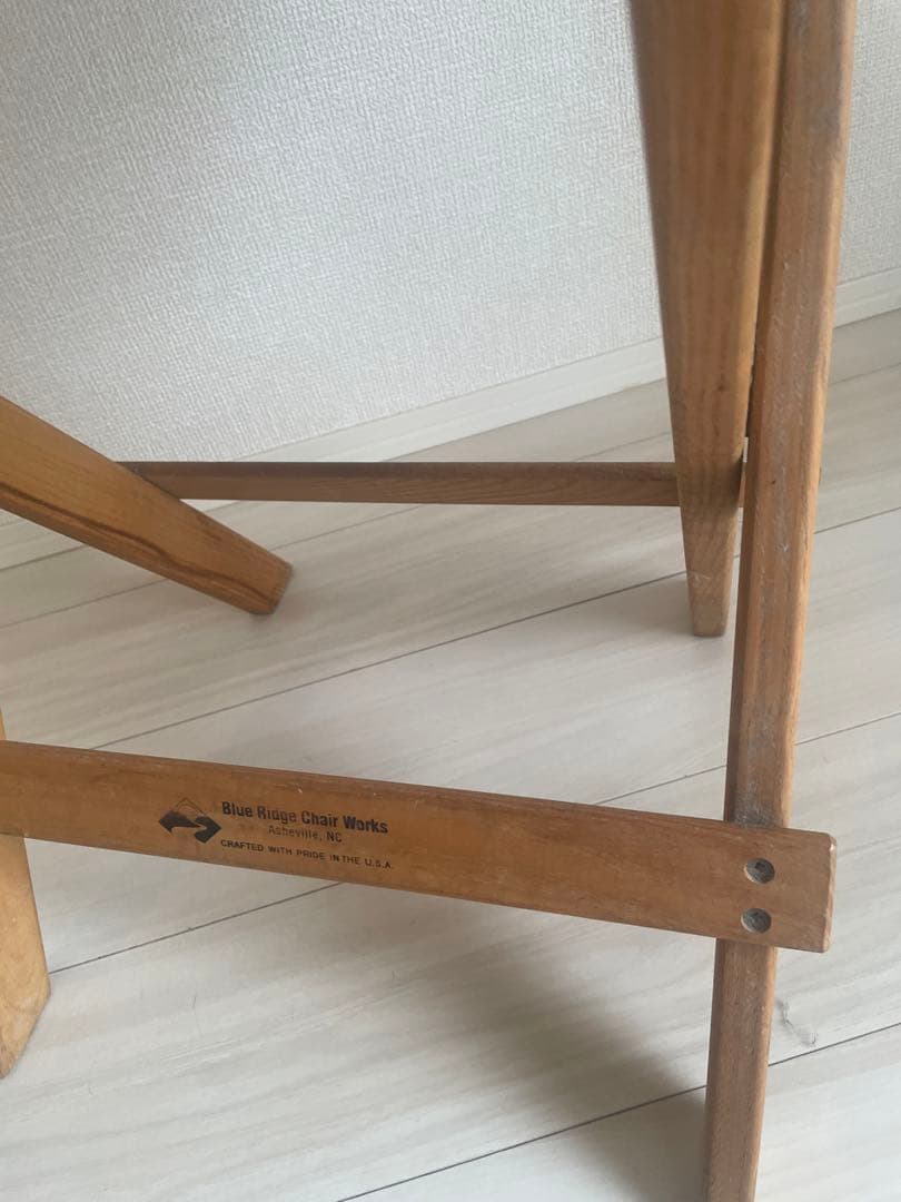 希少旧ロゴ フォールディングテーブルBlue Ridge Chair Works