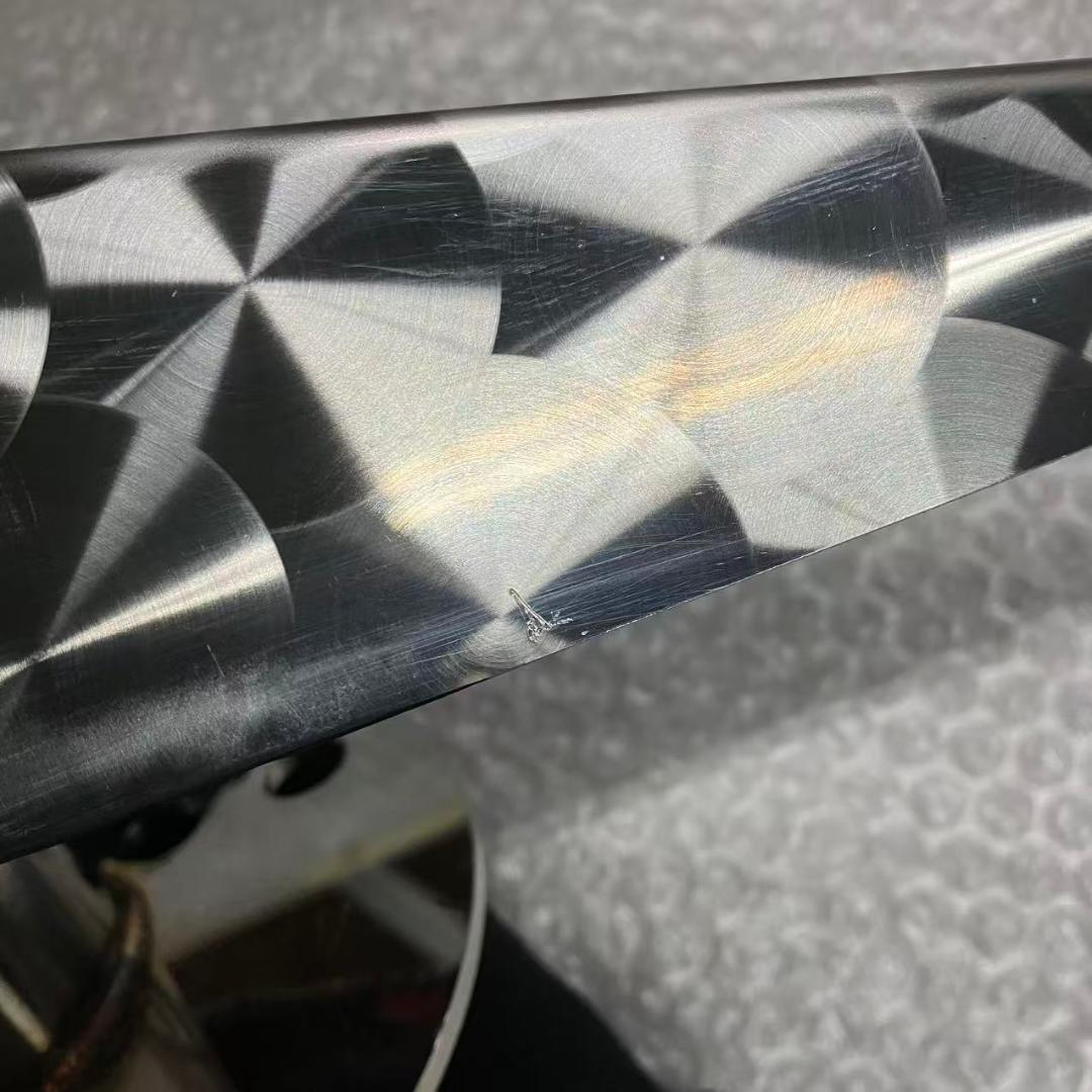 0591 一文字型スピンナー ウロコ柄 19.5インチ 3穴4穴兼用 2個セット