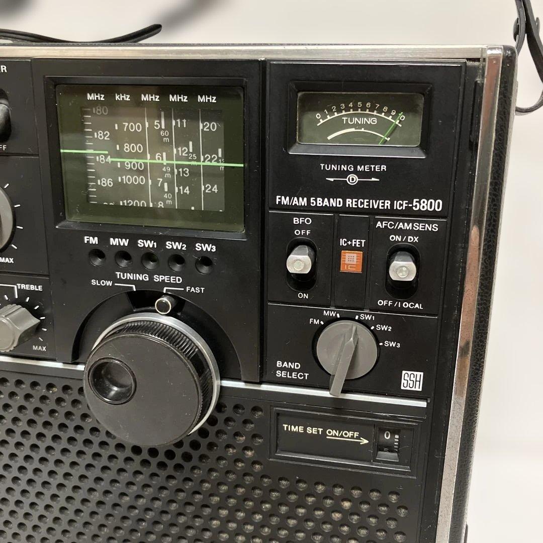 ソニーラジオ受信機　ＩＣＦー５８００　　　　　完動品