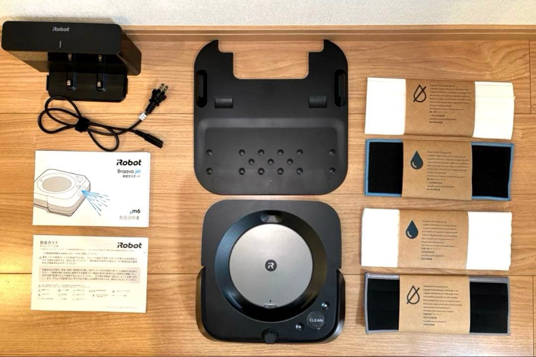 iRobot Braava Jet m6 ブラック床拭きロボット型番m6133