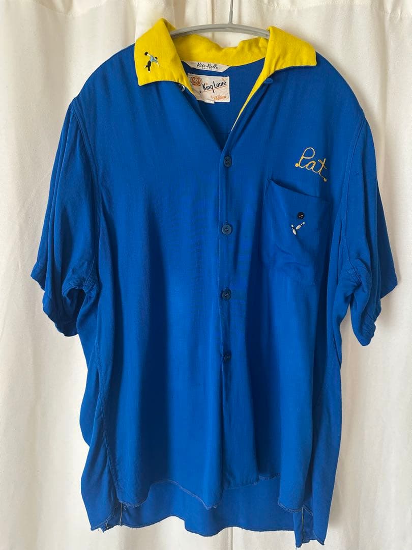 King Louie キングルイ ボーリングシャツ ヴィンテージ 刺繍 【M】