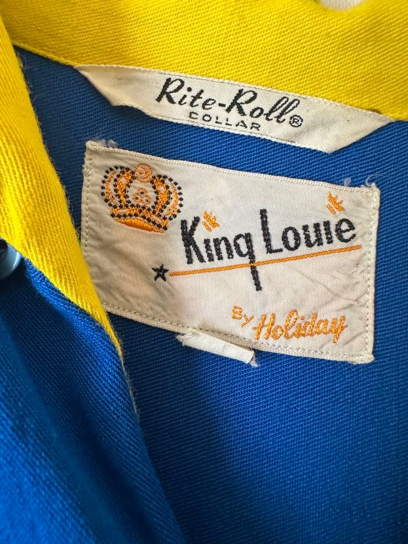 King Louie キングルイ ボーリングシャツ ヴィンテージ 刺繍 【M】