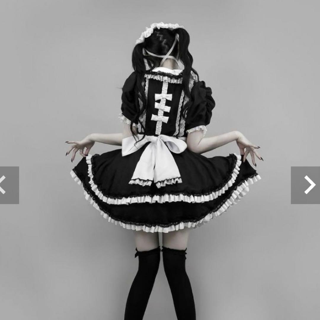 DimMoire【ディムモアール】絶メイドワンピースII/Black×White