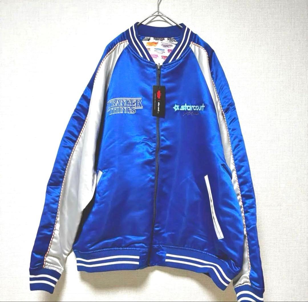 あ*あ様 ストレンジャーシングス ニコアンド niko and スカジャン ジャ