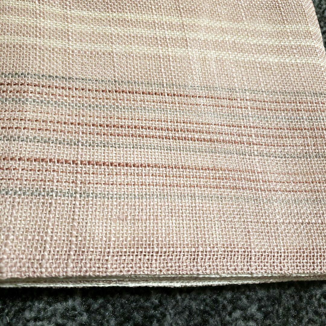 高級日本製 【夢工房】麻100％半幅帯