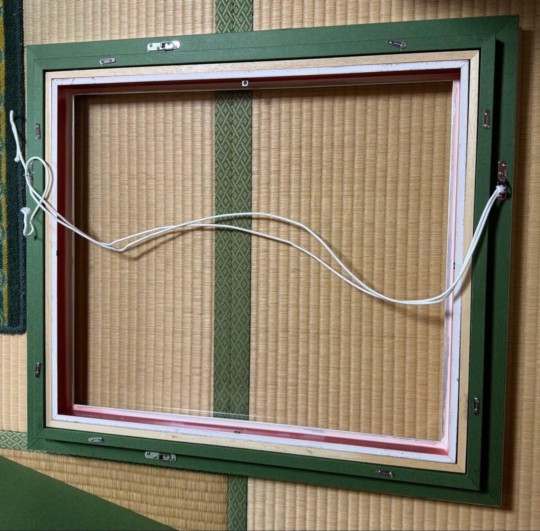 世界堂　弓平　F10 シルバー 木製 油彩額縁