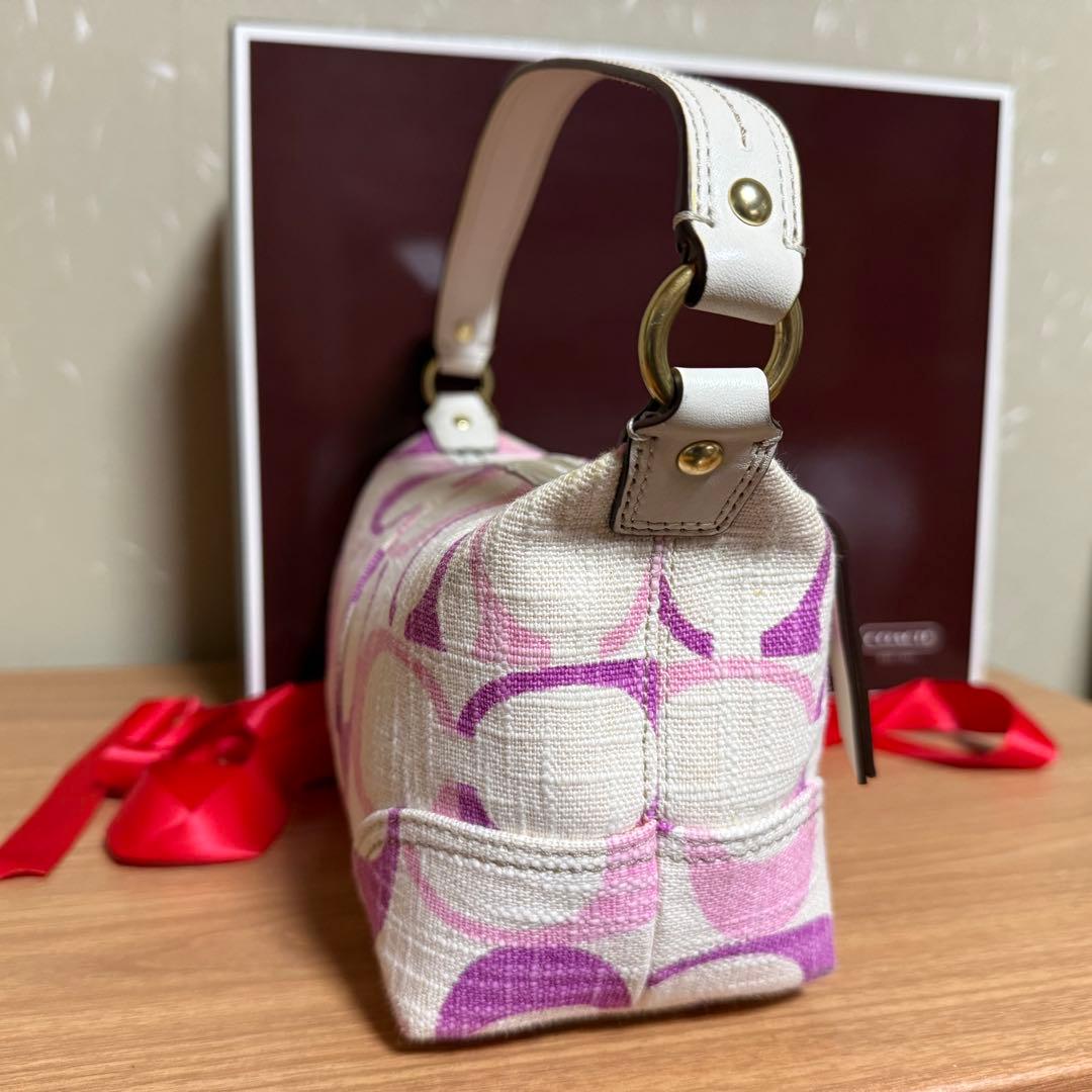 【新品未使用】COACH キャンバス ハンドバッグ コーチ