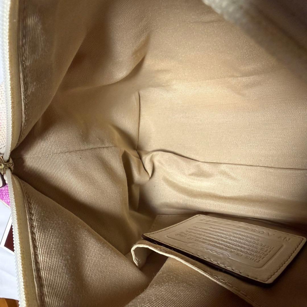 【新品未使用】COACH キャンバス ハンドバッグ コーチ